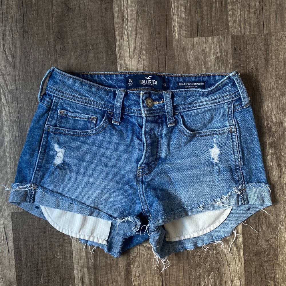 hollister jean shorts